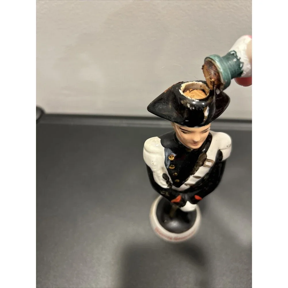 Vintage Galliano Liquor Bottle Coronetti Cunardo Italy Soldier in Uniform Empty